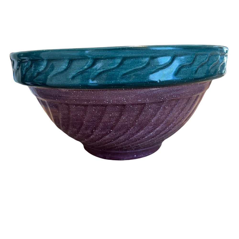 🍋 Fioriware Hand-Painted Stoneware Bowl 🌸